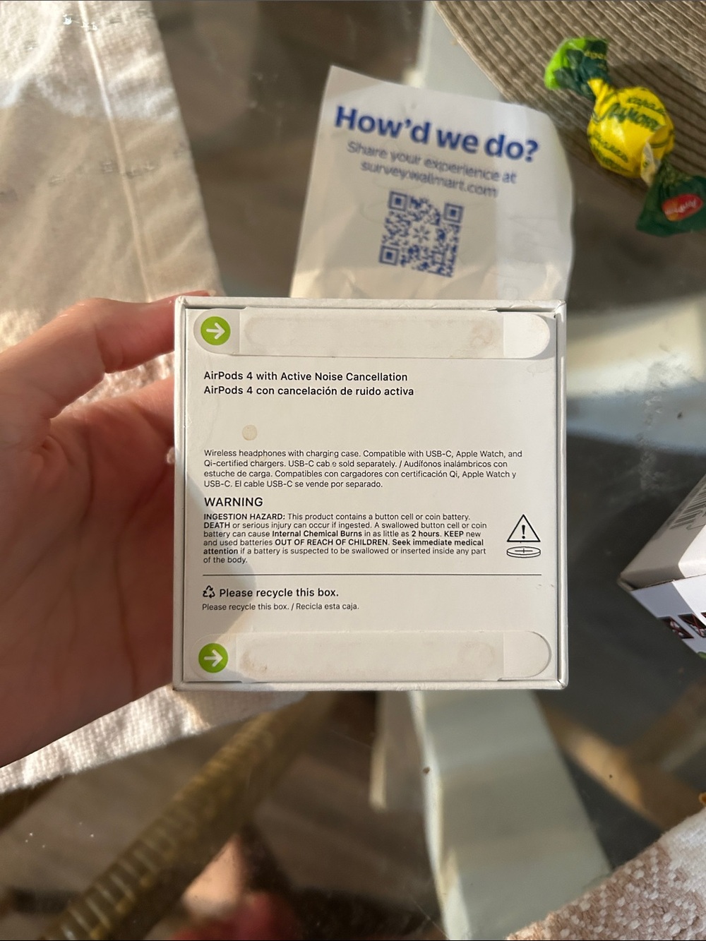 Apple AirPods 4 Box – never opened!